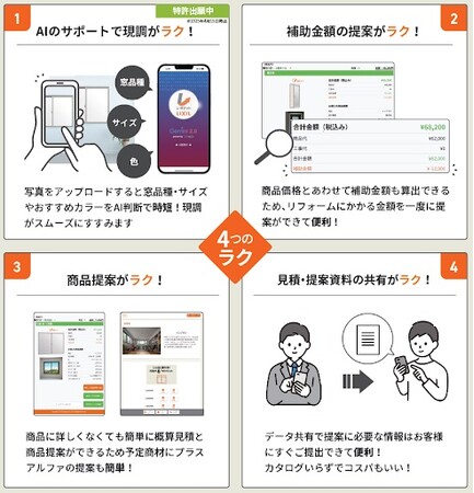 リフォーム営業アプリ「L-ポケット」にAI技術を使い写真をアップするだけで商品提案と補助金算出を含む概算見積もりができる新機能を追加