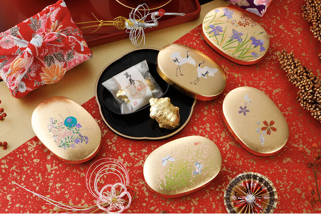 贈り物に、縁起と美を。最高級の和菓子「黄金亀」に、『黄金亀 雌』が新登場。4月18日よりCHOOSEBASE SHIBUYA、通信販売にて限定発売。