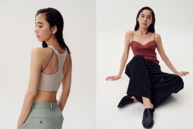 「AKTE」×「AMPHI」下着を気にせず自分らしいファッションを楽しめるブラトップが新発売