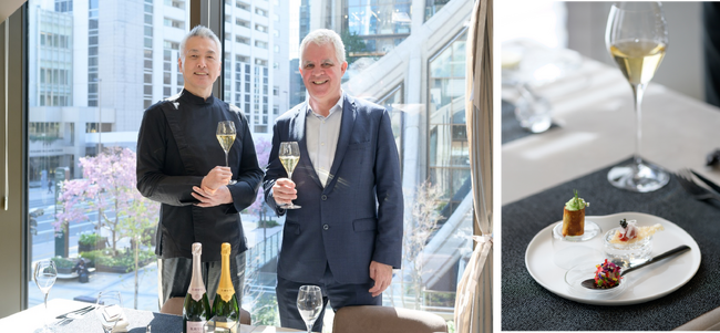 麻布台ヒルズ「Le salon prive」にてKRUGアンバサダー 成田一世氏によるKRUGペアリング ディナーコース