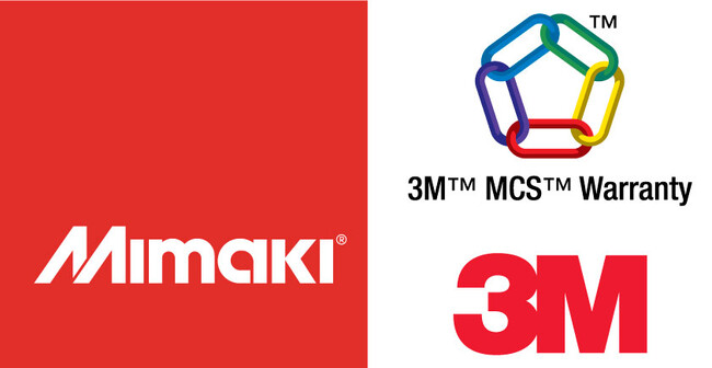 ミマキのフラッグシッププリンタと高発色、高耐候性のエコ溶剤インクが3M(TM) MCS(TM) 保証プログラムに認定