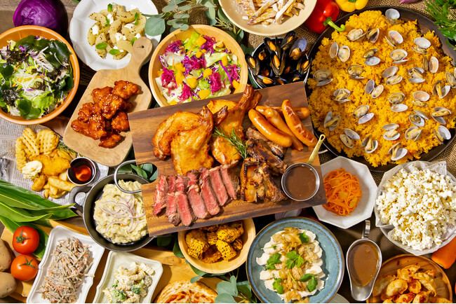 うめだ阪急ビアガーデン2025：今年もご予約スタート！ 食べ放題・飲み放題で5月21日（水）から開催。阪急うめだ本店13階 緑あふれる屋上広場にて。