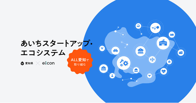 【愛知県 × eiicon】“地域×スタートアップ”自治体・商工会議所・商工会・金融機関・教育機関など参画を希望する地域パートナーの募集を開始（愛知県内対象）！