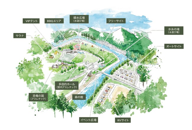 “平成の公園”が令和に再生　アウトドア施設 「キャウナ 奈良宇陀」4月26日OPEN