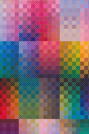 【京都 蔦屋書店】川人綾の個展「綴るひかり」を5月2日（金）より開催。染織に由来する「ズレ」の美しさを色彩の錯視効果で表現する。