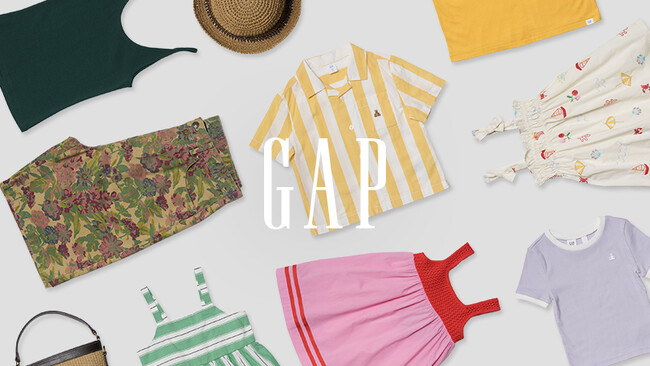Gap、初夏を彩るカラフルな「Coastal Prep」コレクションを展開