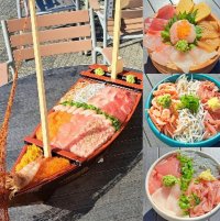 ＼総重量2.1kg、全長65cmの船盛海鮮丼登場！／ 駿河湾沼津サービスエリア上り線内「おさかな丼屋 とと丸食堂」でGW特別セットメニューの販売を4月26日(土)より開催