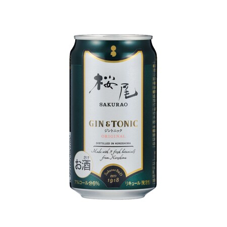 数々の国際賞を受賞した「SAKURAO GIN ORIGINAL」がジントニック缶になって新登場！