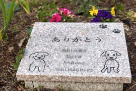 樹木葬の墓石　1