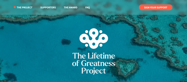 オーストラリア ケアンズ観光局　『Lifetime of Greatnessプロジェクト』