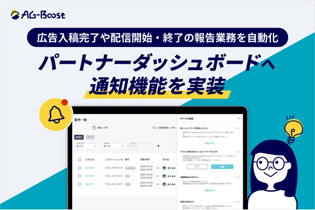 SO Technologies、広告掲載の開始終了確認と報告を自動化する通知機能を開発