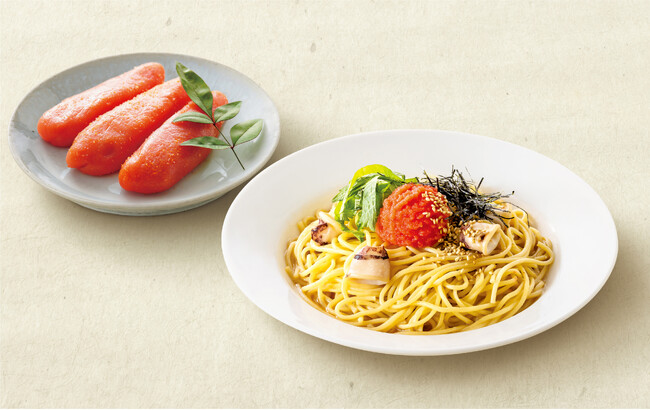 もちもち生麺のサンマルクカフェパスタシリーズ新作！「ヤリイカと明太子の和風パスタ」と「厚切りベーコンとパンチェッタの濃厚カルボナーラ」が4月25日（金）より発売