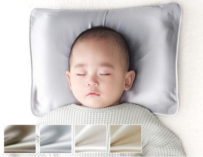“後頭部脱毛”が気になる赤ちゃんに 「ジオピロー専用シルク枕カバー」販売開始！５月から新色も登場