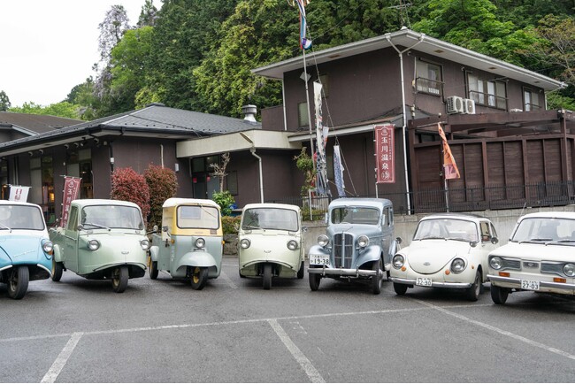 昭和レトロな温泉銭湯 玉川温泉が、ゴールデンウイークの「昭和の日」に懐かしのレトロカー展や昭和イベントを開催