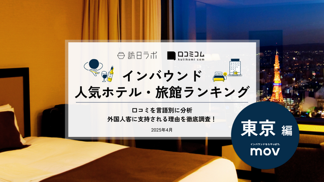 【独自調査】2025年最新：外国人に人気のホテル・旅館ランキング［東京 編］1位は「京王プラザホテル」！| インバウンド人気ホテル・旅館ランキング　#インバウンド #MEO
