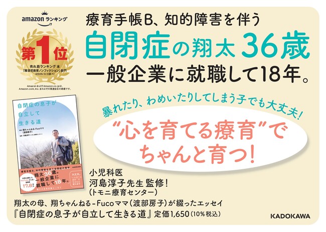 知的障害を伴う自閉症の翔太36歳。一般企業に就職して自分らしく生きる!