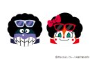 アフロばいきんまん・アフロドキンちゃんのお面　※画像はイメージです