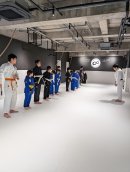 練習風景・整列して挨拶