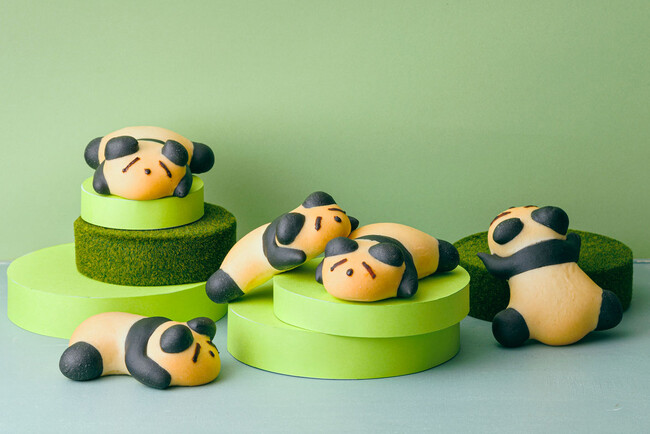 【木村屋總本店】<新商品>癒し系パンが新登場!お昼寝ポーズの「パンダちゃん」を発売。