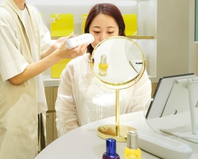 ロクシタンのお店で定期測定 「スキンケア リチュアルプログラム」開始。