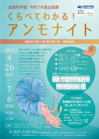 企画展「くらべてわかる!アンモナイト」の開催について