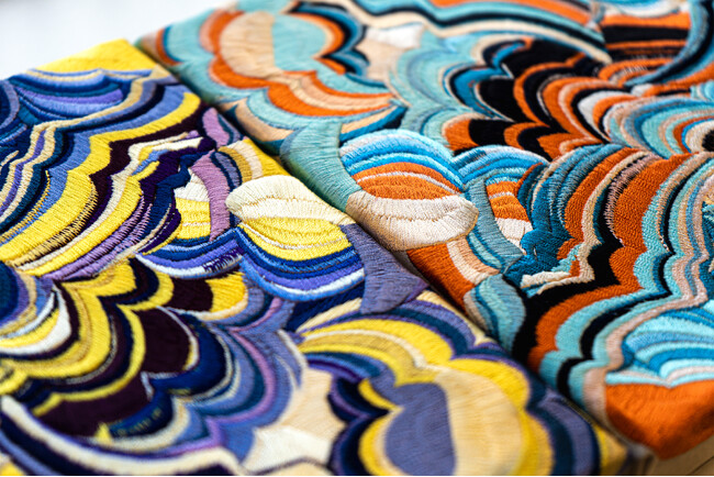 刺繍アートブランド「&T(アンドティー)」新進気鋭の画家・岡村芳樹とコラボレーション