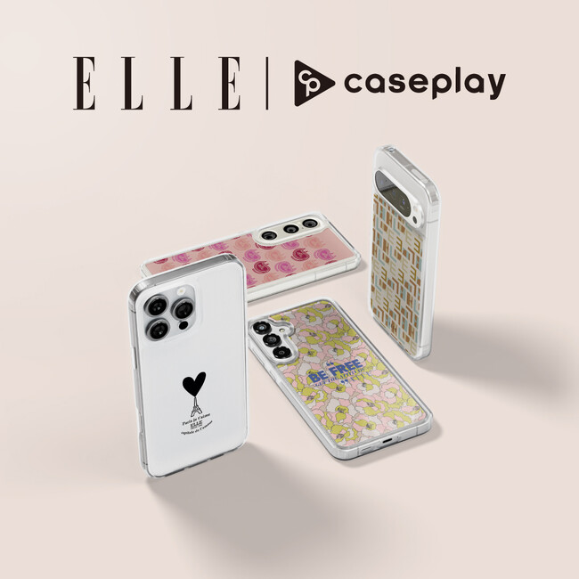 対応機種数/コラボ数/デザイン数でNo1を誇るcaseplayからフランスのファッション誌として誕生し、ライフスタイルブランドとして展開する「ELLE」のスマートフォンアクセサリーが登場！