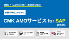 情報システム部のSAP保守・運用課題を解決！「CMK AMOサービス for SAP(CASS)」リリースのお知らせ