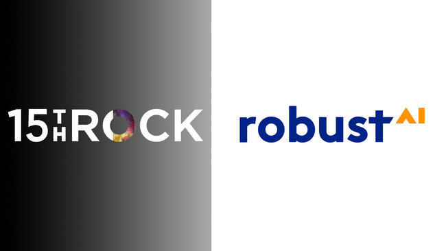 15th Rock、ロボティクス企業「Robust.AI」に出資。日本市場進出も支援