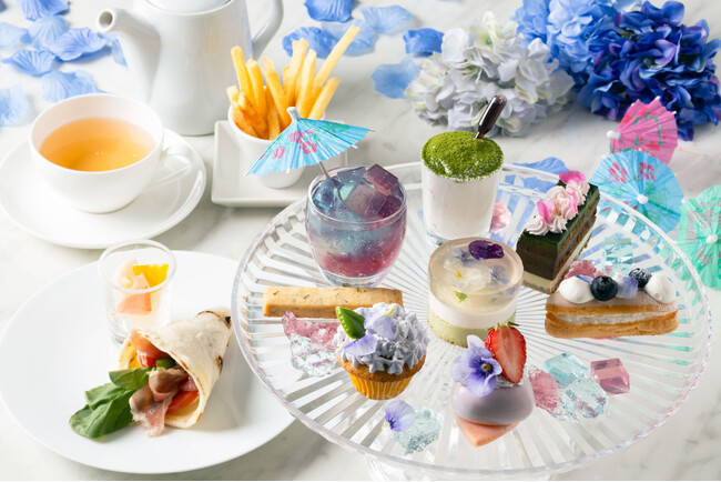 紫陽花と新緑がテーマの新スイーツメニュー登場！ 「-AJISAI- Afternoon Tea Set」販売開始