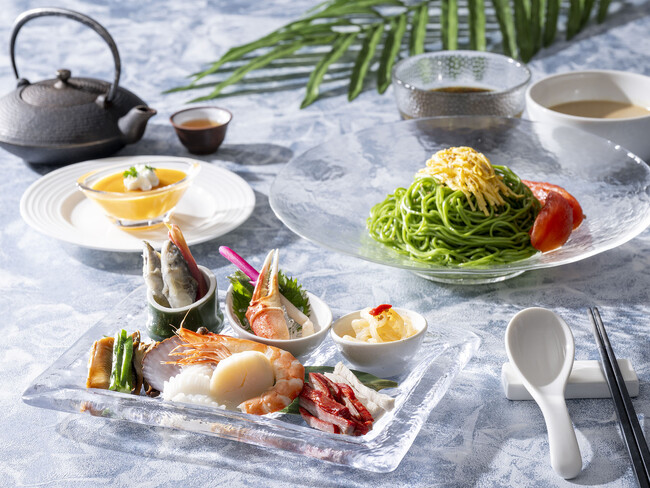 夏限定、涼を呼ぶ「特選海鮮盛り 冷やし翡翠麺」6月1日よりスタート