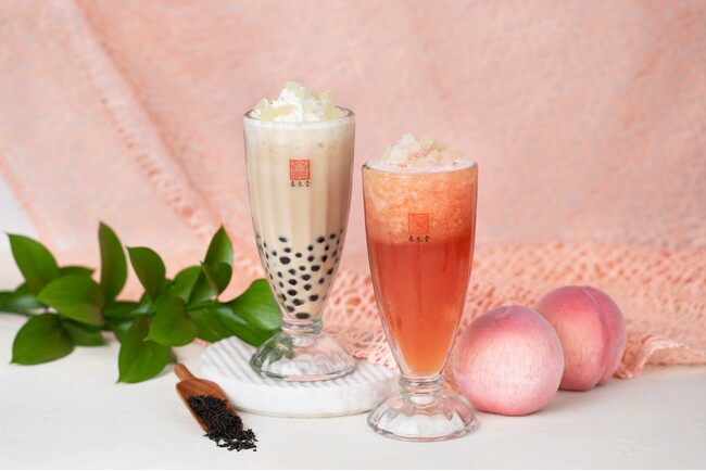 台湾カフェ「春水堂（チュンスイタン）」5/7(水)桃の旨みがぎゅっと！『白桃タピオカミルクティー』『白桃ベリージャスミンティー』を季節限定販売
