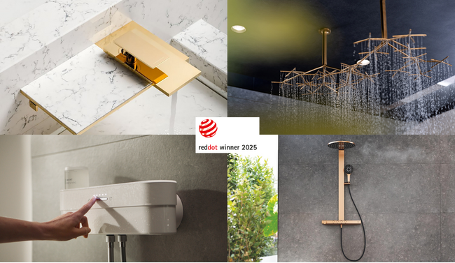 GROHEの ８ 製品が「 Red Dot Design Award 2025」を受賞
