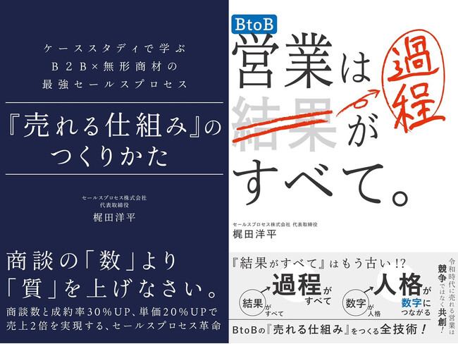 【2冊同時出版】 令和の営業は誰もが成果を出せる仕組みづくりから！～5年かけて見つけたB2B×無形商材の必勝法～セールスプロセスのつくりかた、考えかたの本