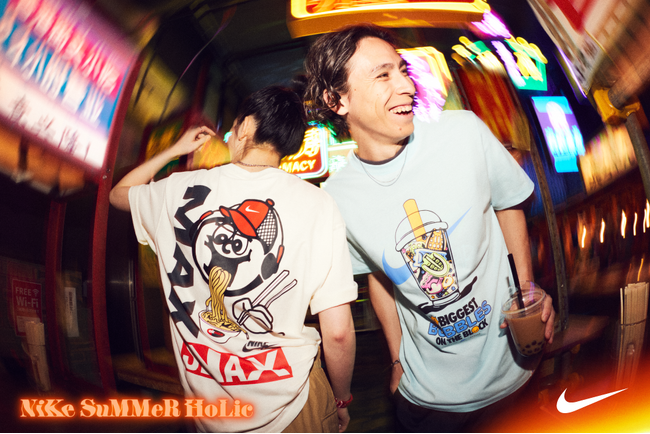 日本でスポーツデポ・アルペンでしか手に入らないNIKEのグラフィックTシャツ「ラーメンTee」「タピオカTee」を4月中旬から発売