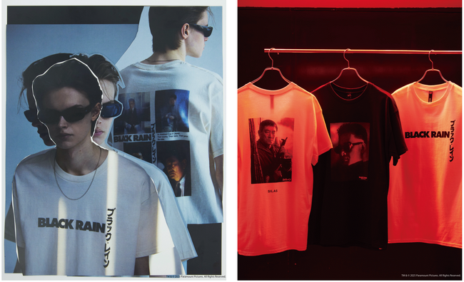 SILASが映画「BLACK RAIN(ブラック・レイン)」の世界観を落とし込んだTシャツコレクションを4月25日(金)より発売