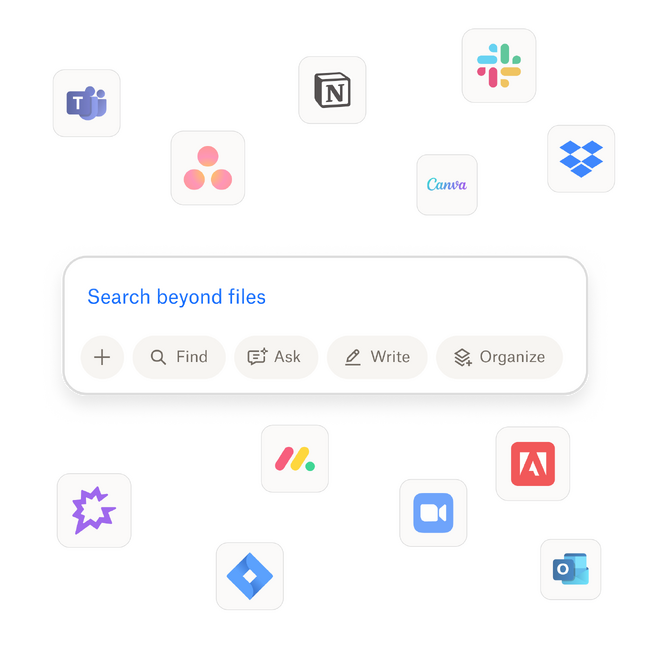 Dropbox、AI搭載型ユニバーサル検索ツール「Dropbox Dash」の新機能を発表