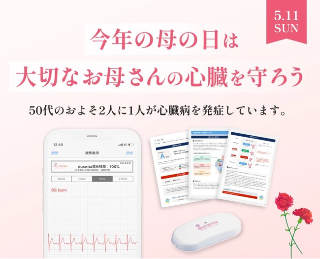 今年の母の日は、大切なお母さんへ「安心」をプレゼント