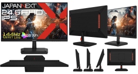 JAPANNEXTが24.5インチ IPSパネル搭載 144Hz対応のフルHDゲーミングモニターをAmazon限定 14,980円で4月25日(金)に発売 JAPANNEXTが24.5インチ IPSパネル搭載 144Hz対応のフルHDゲーミングモニターをAmazon限定 14,980円で4月25日(金)に発売