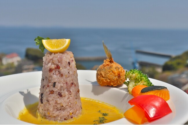 【HOTEL FARO manazuru】～灯台のように、旅の記憶に残る味を～『FARO特製 柑橘香るレモンカレー～真鶴産鰺フライを添えて～』2025年5月1日提供開始！