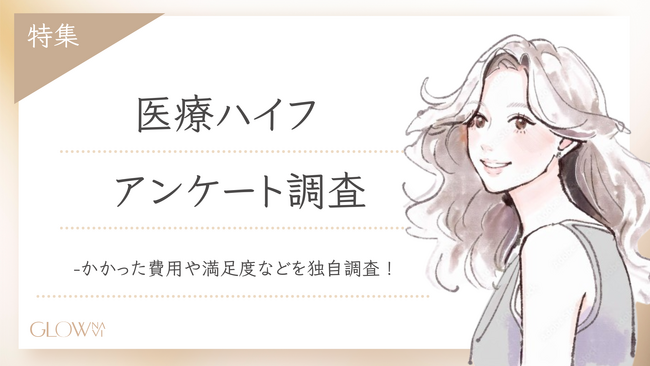 【グロウナビ】【医療ハイフ調査】効果実感は“1週間以内”が最多、満足度96％・照射部位はフェイスラインが最も人気