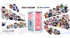 【GALLERIA】『Crazy Raccoon コラボモデル』がホワイトカラーにリニューアル　新ケース×選べるオリジナル水冷ヘッドデザインを採用