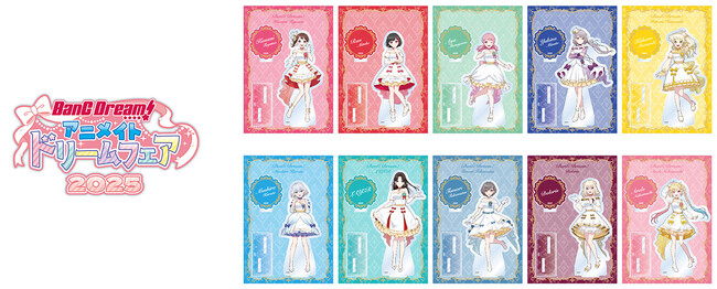 『BanG Dream!』の各ユニットのボーカルがミニドレスを身に着けた、描き下ろしグッズ含む新商品が発売！