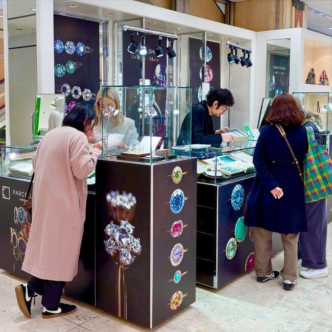 【PARCELLE JEWELRY(パーセル ジュエリー)】広島・福屋八丁堀本店で期間限定販売