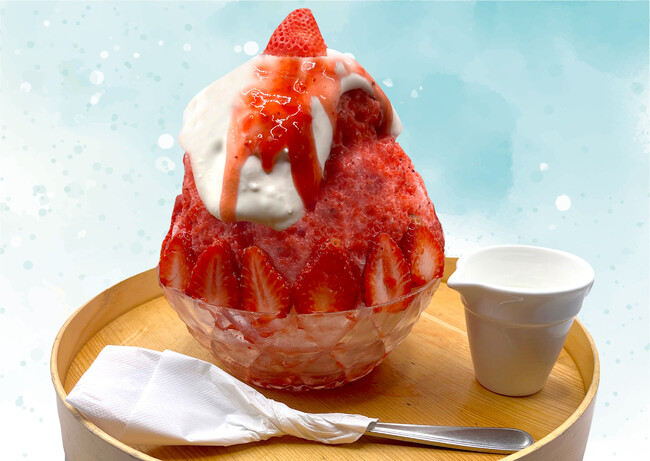『and梅田』×かき氷専門店『しろいくも』コラボ大人気のいちごかき氷フェスを開催!