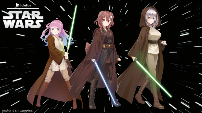 「ホロライブ」所属の戌神ころね、白銀ノエル、姫森ルーナによる「スター・ウォーズ」のスペシャル応援プロジェクトが実施決定！特別番組や展示イベントなど盛りだくさん