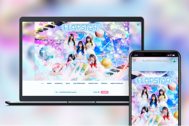 「Bitfan」にて、5人組アイドルグループ・FLAPSTARのオフィシャルサイト兼ファンクラブをオープン！