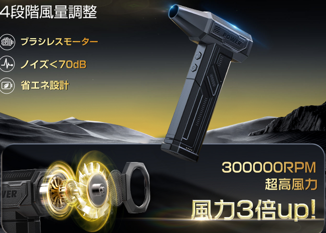 Ciniffo新登場｜革新のダブルタービン搭載エアダスターが日本上陸