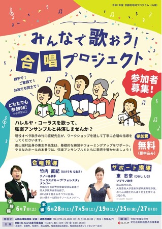 プロの指導を受けてコンサートで合唱しよう