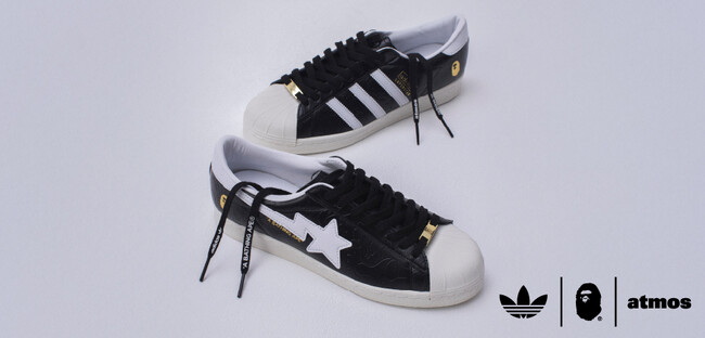A BATHING APE(R)︎がatmosconに出展 三者の節目を祝う” SUPERSTAR”を披露